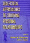 Tapa de Dialectical approaches to studying personal relationships