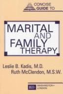 Tapa de Concise guide to marital and family therapy
