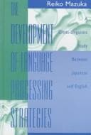 Tapa de The development of language processing strategies