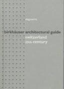 Tapa de Birkhäuser architectural guide