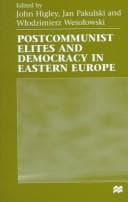 Tapa de Postcommunist elites and democracy in Eastern Europe