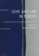 Tapa de Love and law in Europe