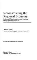 Tapa de Reconstructing the regional economy