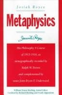 Tapa de Metaphysics