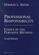 Tapa de Professional responsibility