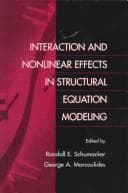 Tapa de Interaction and nonlinear effects in structural equation modeling