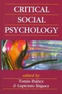 Tapa de Critical social psychology