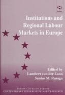 Tapa de Institutions and regional labour markets in Europe