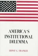 Tapa de America's institutional dilemma