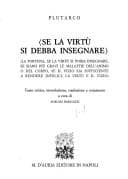 Tapa de Se la virtù si debba insegnare