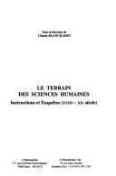 Tapa de Le terrain des sciences humaines