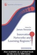 Tapa de Innovation, networks, and learning regions?