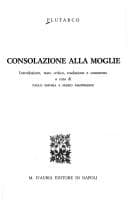 Tapa de Consolazione alla moglie