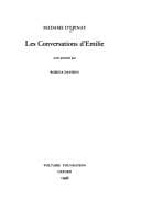 Tapa de Les conversations d'Emilie