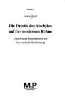 Tapa de Die Orestie des Aischylos auf der modernen Bühne