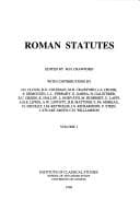 Tapa de Roman statutes