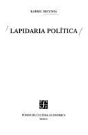 Tapa de Lapidaria política