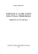 Tapa de Etruschi e altre genti nell'Italia preromana
