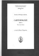 Tapa de Carte romanze