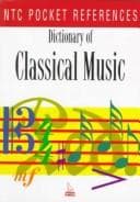 Tapa de Dictionary of classical music