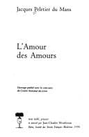 Tapa de L' amour des amours