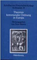 Tapa de Theorien kommunaler Ordnung in Europa