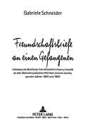 Tapa de Freundschaftsbriefe an einen Gefangenen
