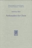 Tapa de Ambassadors for Christ
