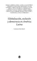 Tapa de Globalización, exclusión y democracia en América Latina