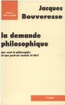 Tapa de La demande philosophique
