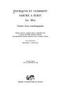 Tapa de Pourquoi et comment Sartre a écrit "Les mots"