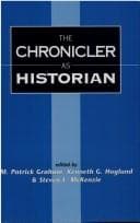 Tapa de The Chronicler as historian