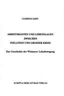 Tapa de Arbeitskosten und Lebenslagen zwischen Inflation und Grosser Krise