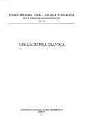 Tapa de Collectanea Slavica