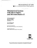Tapa de Miniaturized systems with micro-optics and micromechanics II