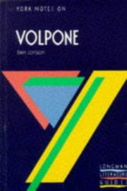 Tapa de York Notes on Ben Jonson's "Volpone"