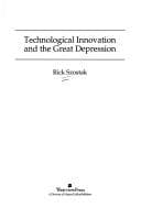 Tapa de Technological innovation and the Great Depression