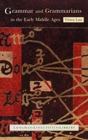 Tapa de Grammar and grammarians in the early Middle Ages