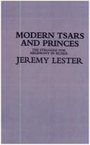 Tapa de Modern tsars and princes