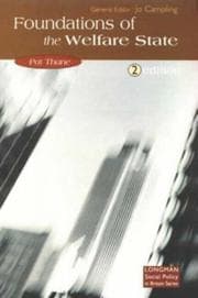 Tapa de The foundations of the welfare state