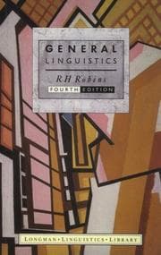Tapa de General linguistics