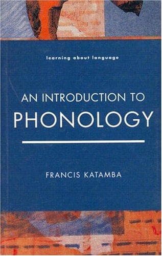 Tapa de An introduction to phonology