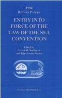 Tapa de Entry into force of the Law of the Sea Convention