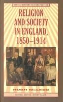 Tapa de Religion and society in England, 1850-1914