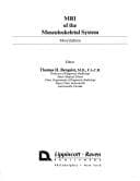 Tapa de MRI of the musculoskeletal system