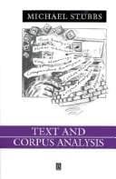 Tapa de Text and corpus analysis
