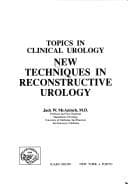 Tapa de New techniques in reconstructive urology