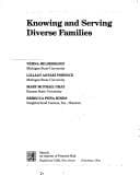 Tapa de Knowing and serving diverse families
