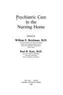 Tapa de Psychiatric care in the nursing home