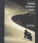 Tapa de Explaining psychological statistics
